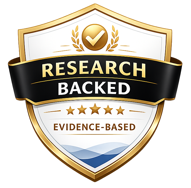 Research backed evidence-based badge